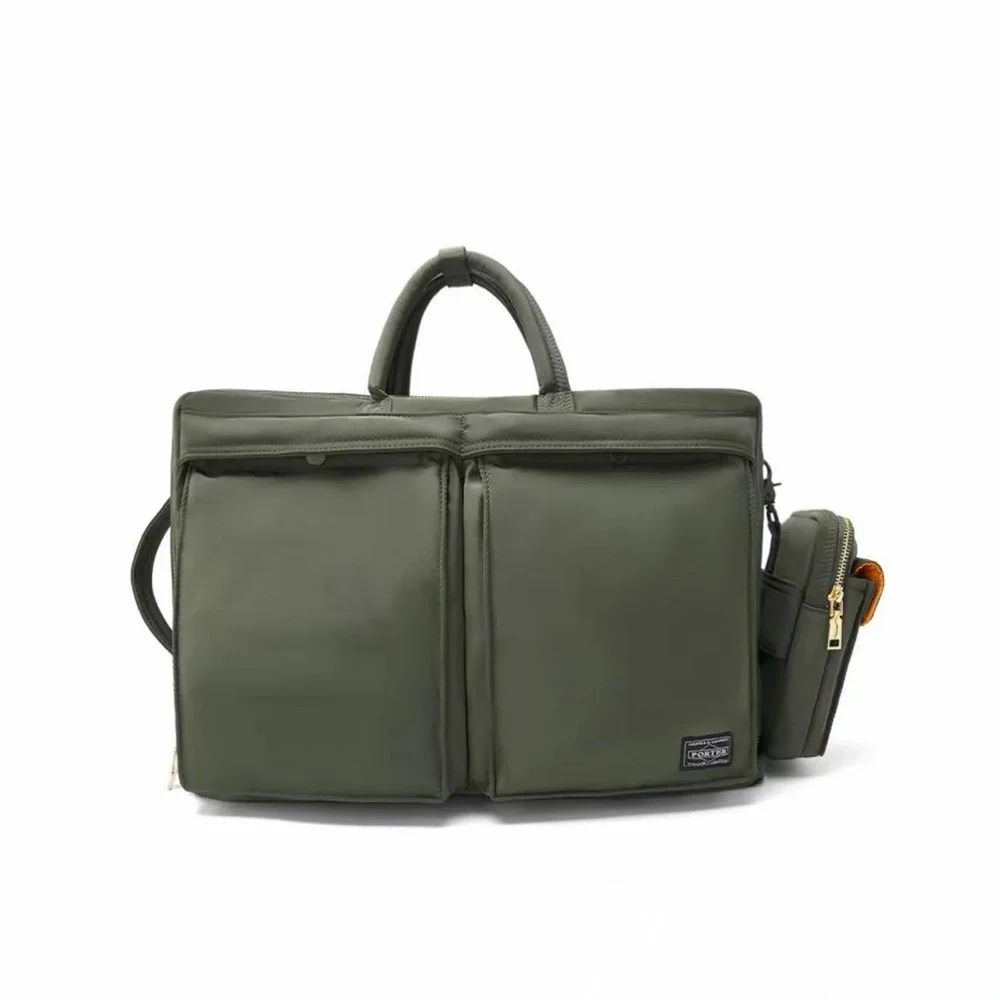 Japanese Techwear Utility Bag-Yoshida Style Multi-Way Convertible Briefcase/Back